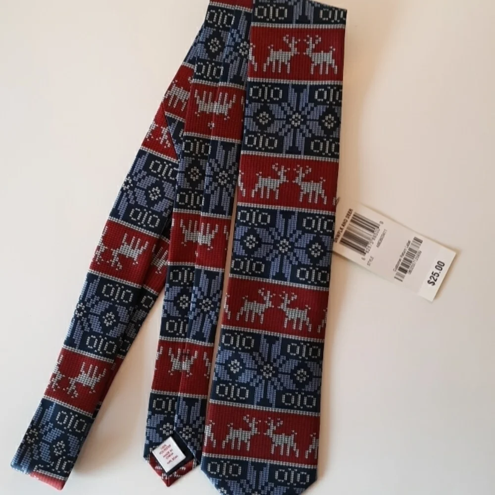 Macys Holiday Arcade Christmas tie new
